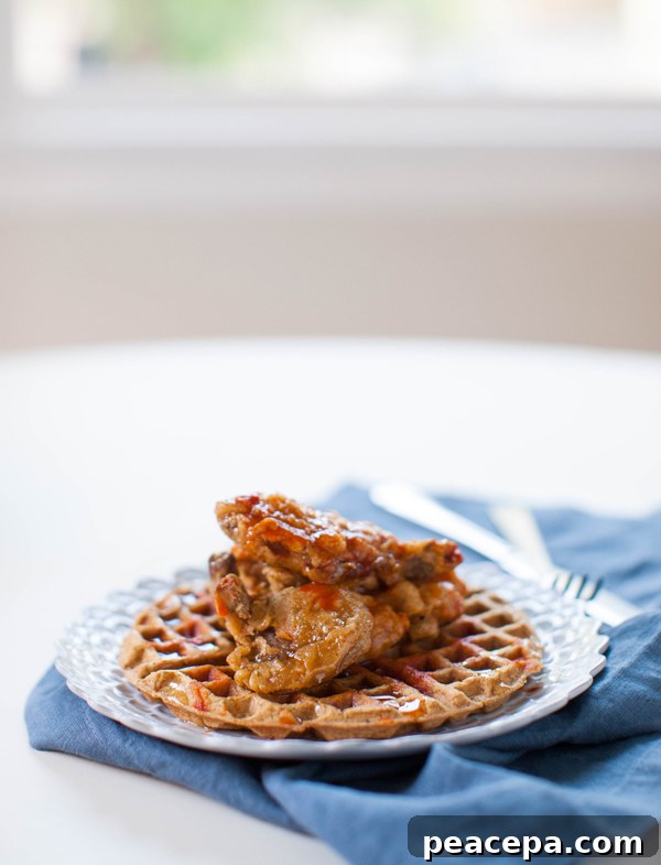 Vegan Chicken and Waffles | www.sweetpotatosoul.com