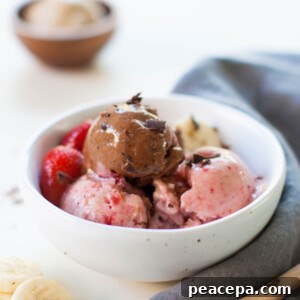 Banana Ice Cream 3 Flavors | sweetpotatosoul.com
