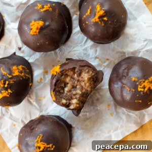 Citrus Chocolate Truffles | sweetpotatosoul.com