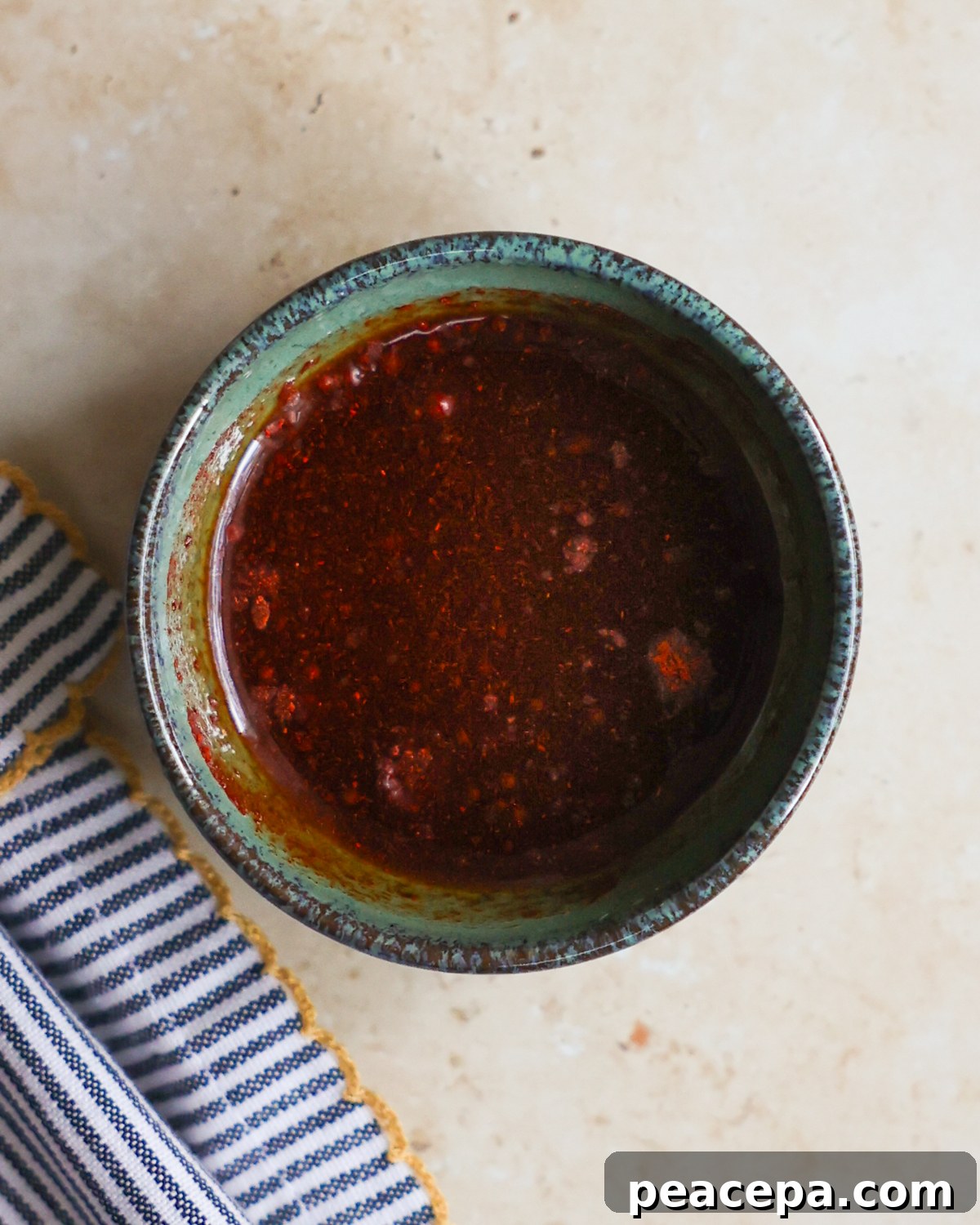 overhead smoky maple seasoning blended