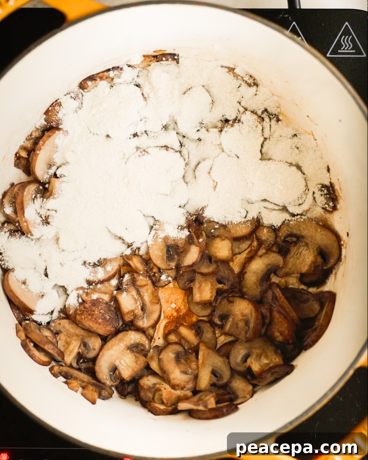 flour added to roux