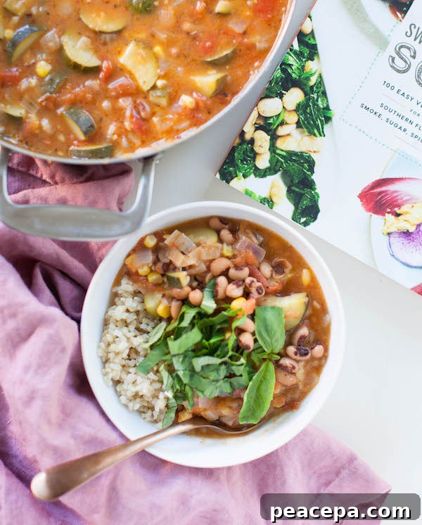 Black-eyed pea gumbo | @sweetpotatosoul