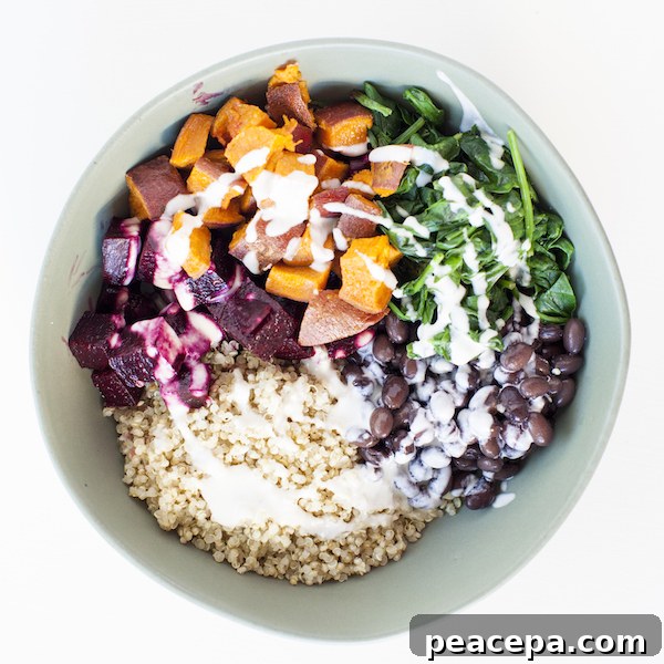 Vegan Meal Plan Buddha Bowl Classic Beets Bowl | @sweetpotatosoul