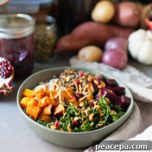 fall buddha bowl vegan meal prep recipes