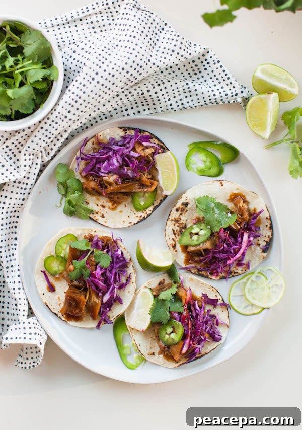 Korean BBQ Jackfruit Tacos 15 Minute Vegan Meals | @sweetpotatosoul