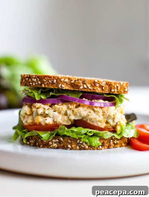Chickpea Tuna Sandwich15 Minute Vegan Meals | @sweetpotatosoul