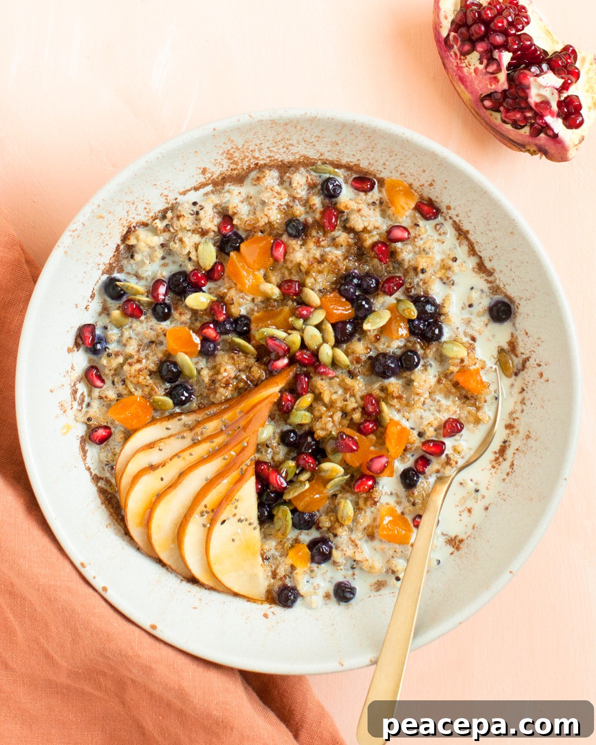 overhead of freekeh porridge