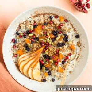 overhead of freekeh porridge