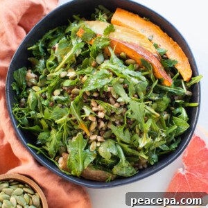 High Protein Vegan Sweet Potato Arugula Salad | @sweetpotatosoul