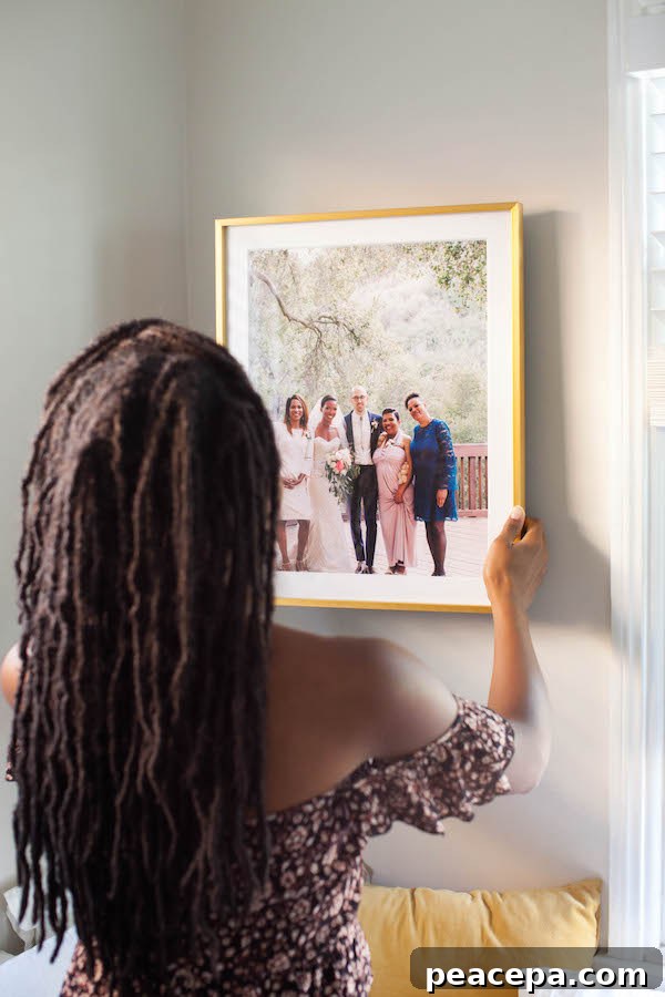 Artifact Uprising Framed Wedding Photo
