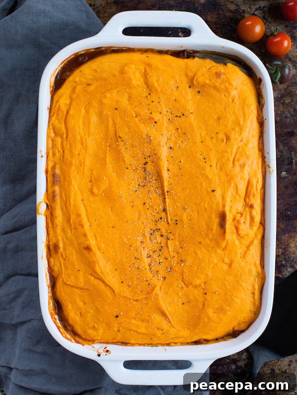 Sweet Potato Shepherd’s Pie Recipe with Crispy Topping 2 Sweet Potato Shepherd's Pie | @sweetpotatosoul
