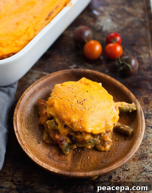 Sweet Potato Shepherd’s Pie Recipe with Crispy Topping 5 Sweet Potato Shepherd's Pie | @sweetpotatosoul