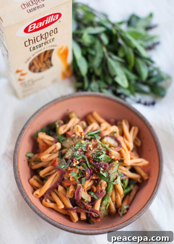 Spring Veggie Pasta | @sweetpotatosoul
