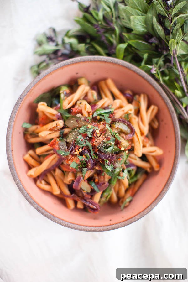 Spring Veggie Pasta | @sweetpotatosoul