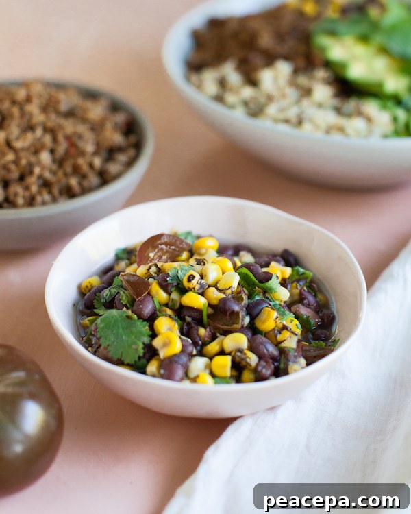 Cauliflower Walnut taco meat bowl | @sweetpotatosoul