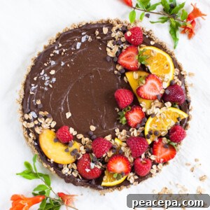 Dreamy Oatmilk Chocolate Mousse Tart