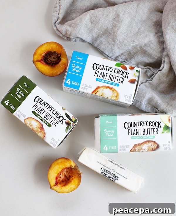 Country Crock Plant Butter Vegan Peach Pie