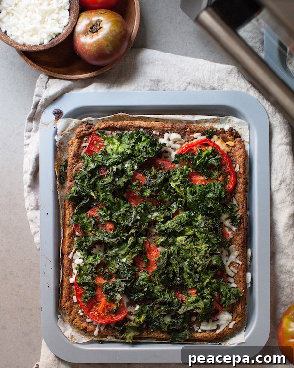 Vegan Cauliflower Pizza Crust | @sweetpotatosoul