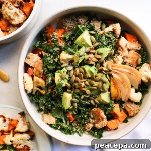 Massaged Kale Salad | Fast Vegan Meal Prep