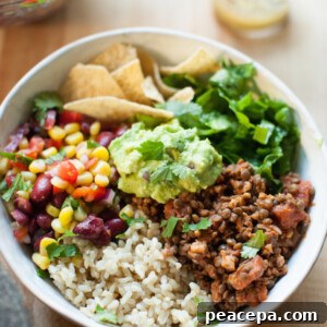 vegan burrito bowl