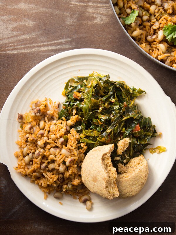 Vegan Hoppin John Black-eyed peas | www.sweetpotatosoul.com