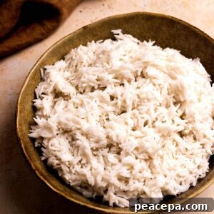 coconut jasmine rice in a bowl