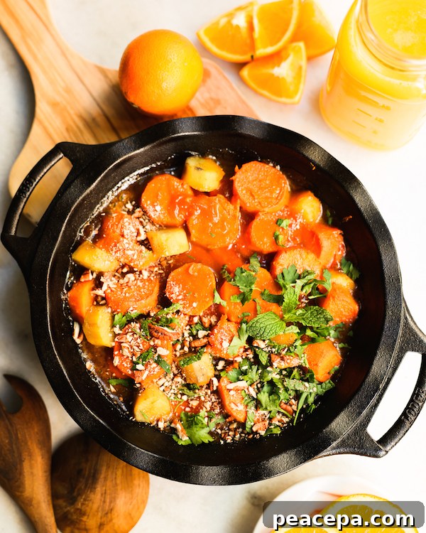 Orange Miso Glazed Sweet Potatoes