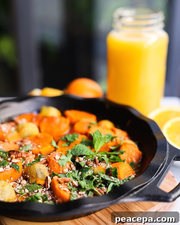 Sweet potatoes on a baking dish