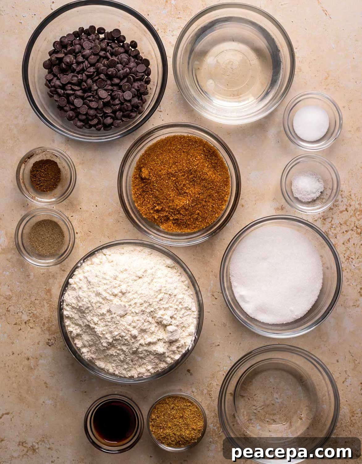 vegan chocolate chip cookie ingredients