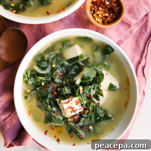 Collard Miso Soup