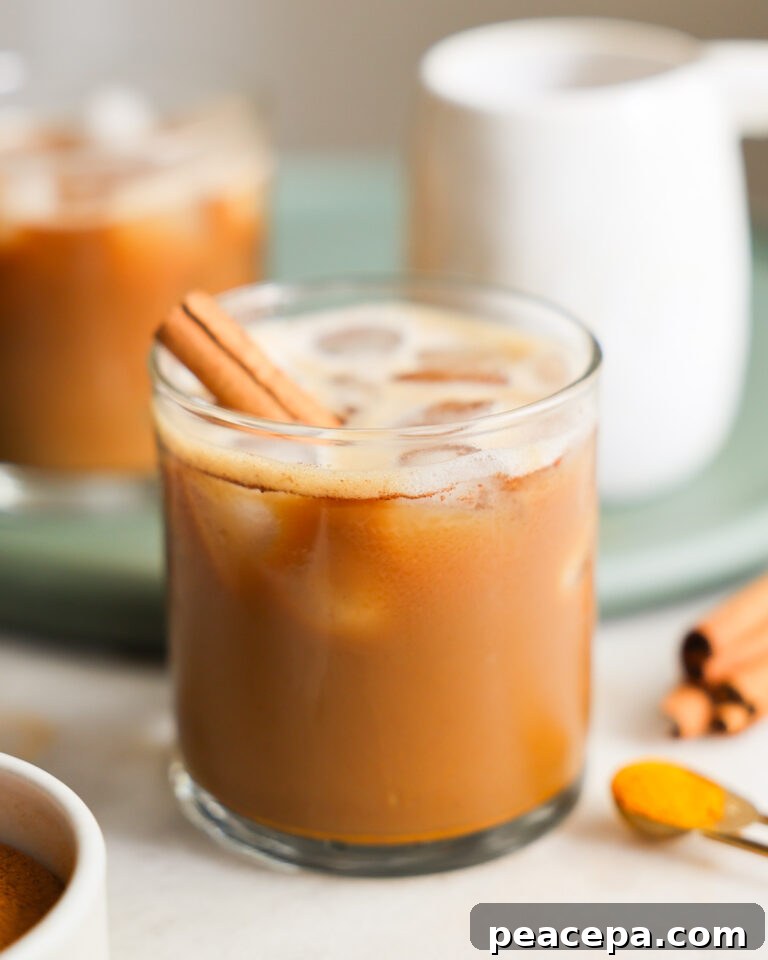 Oat Milk Shaken Espresso in glass