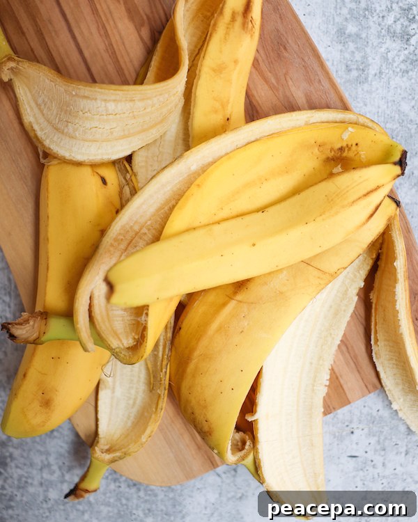 Banana peels