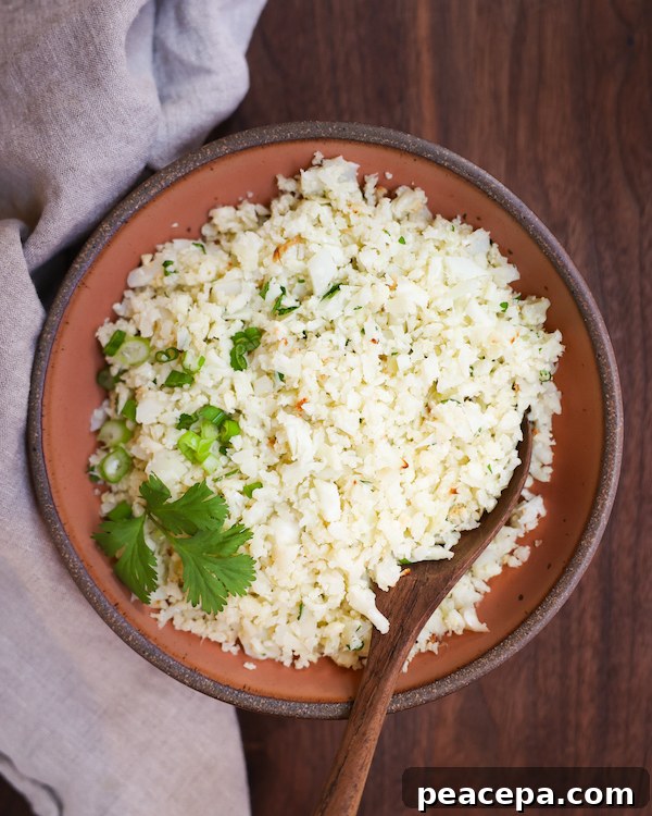 Roasted Cauliflower Rice
