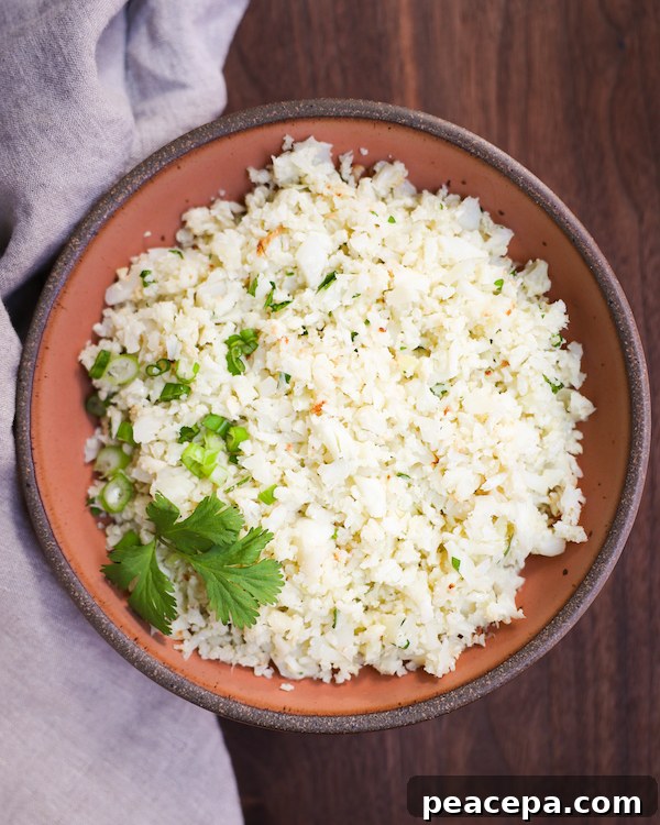 Roasted Cauliflower Rice
