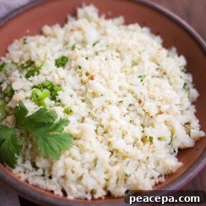 Roasted Cauliflower Rice