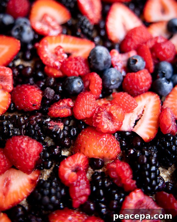 Close up of fresh berries