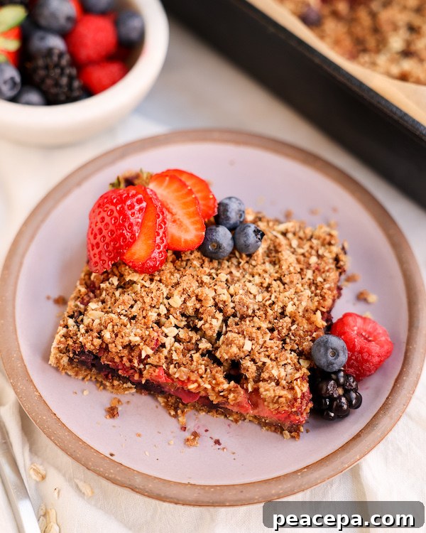 Berry Vegan Crumble