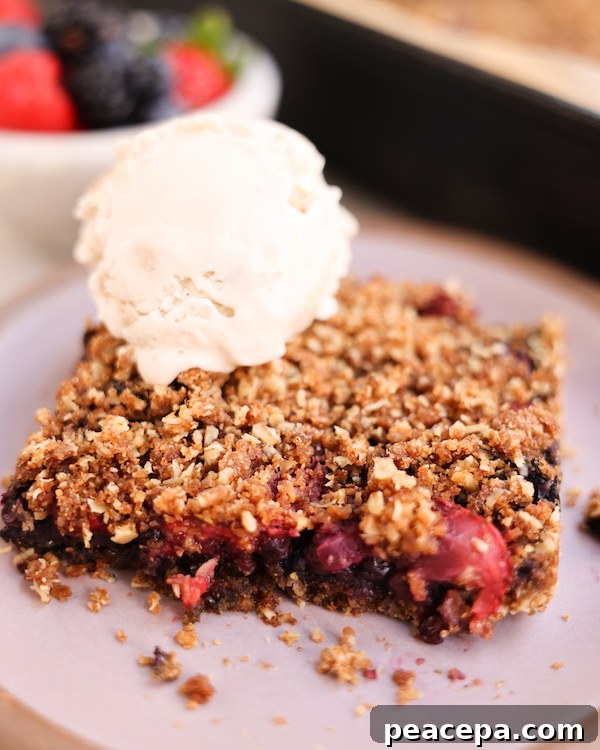 Berry Vegan Crumble