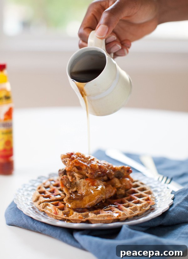 Vegan Chicken and Waffles