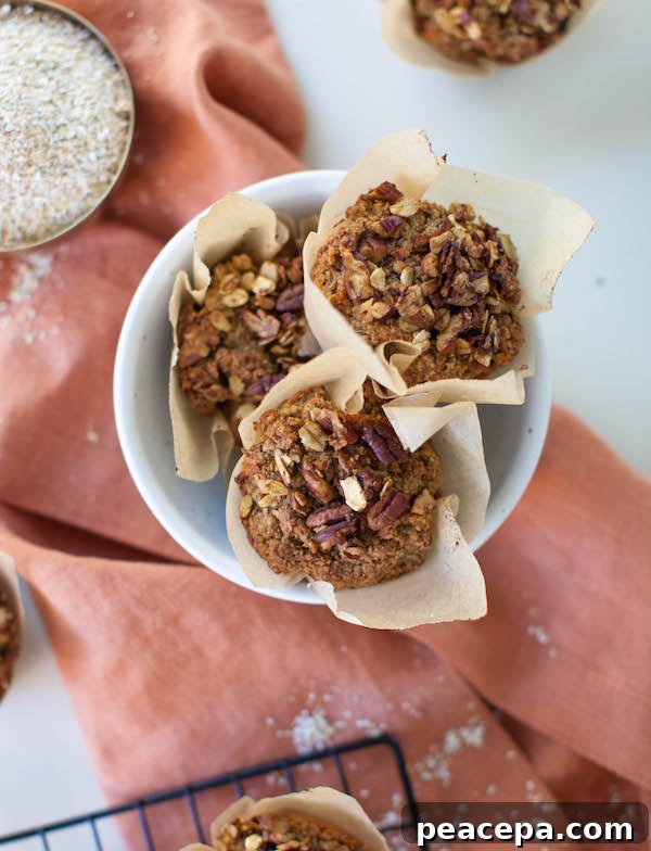 Oat Bran Sweet Potato Muffins | sweetpotatosoul.com