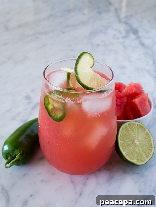 Mezcal Watermelon Margarita