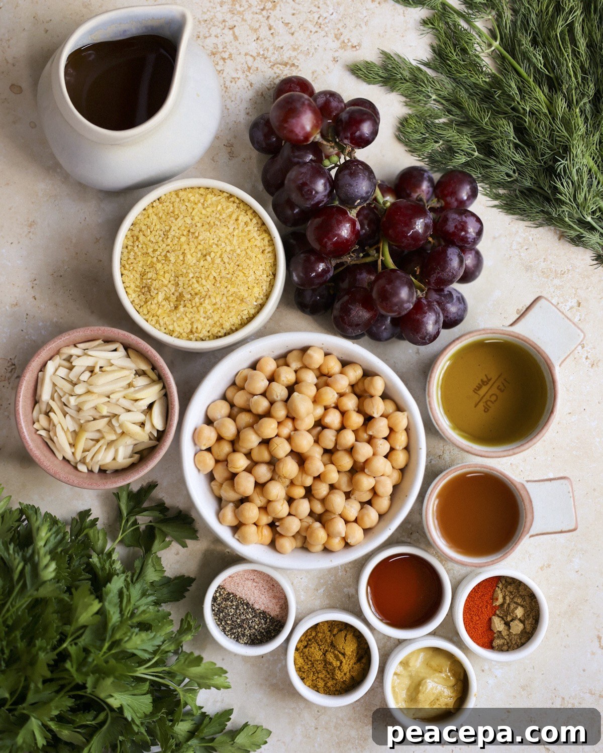 bulgur salad ingredients