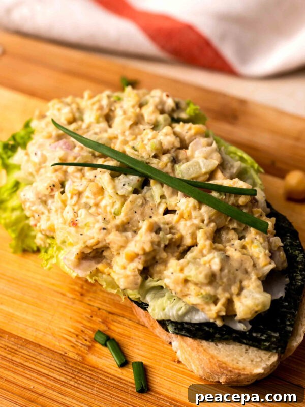 Chickpea tuna salad
