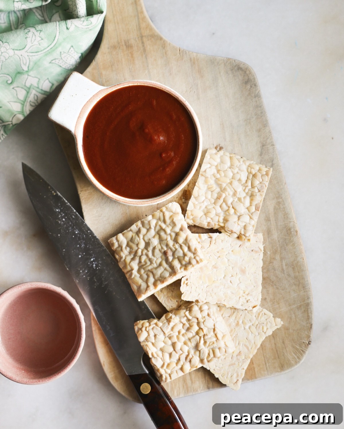 Bbq tempeh ingredients.